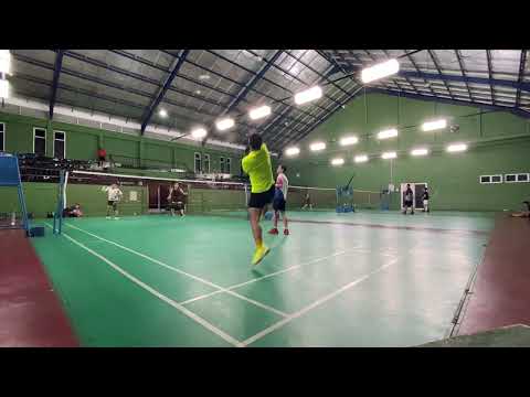 Monday Badminton Bhinneka 12 Feb 2024 (ian/rizky vs bowo/three)