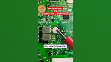 Real Components vs Schematic Symbols - Crazy Difference  #electroniccomponents #repair #schematics