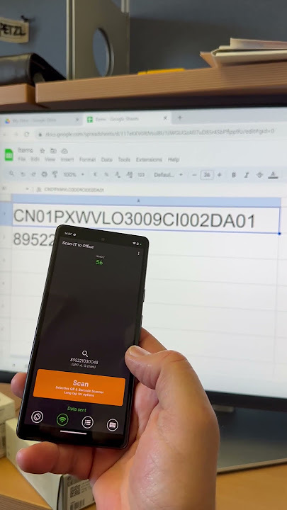 Scanning Barcodes into #GoogleSheets, fast and wireless  #scannerapp