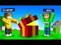 Giving JELLY The Biggest PRESENT EVER! (Minecraft Squid Island)