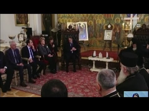 პატრიარქმა კვიპროსის პრეზიდენტს უმასპინძლა