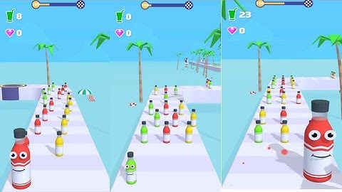 Juice Run gameplay / All game play  level 105–110 Compete / part - 8 / mahim ludo gaming