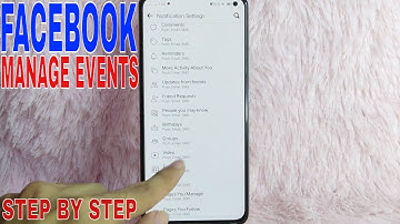 ✅  How To Manage Facebook Events Notifications 🔴