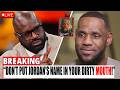 Shaq GOES OFF On LeBron And KD Over MJ Disrespect! (“Things Got Out of Hand!” )