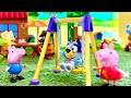 Peppa pig meets bluey  a day of fun