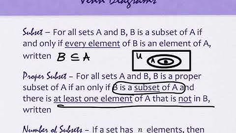 2.2 Describing Sets (part 2)