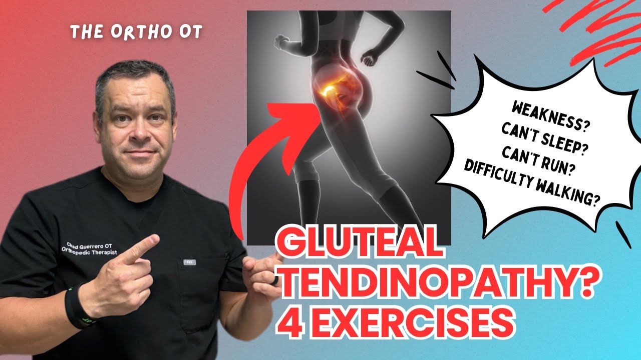 4 Exercises for Gluteal Tendinopathy 🔥 - YouTube