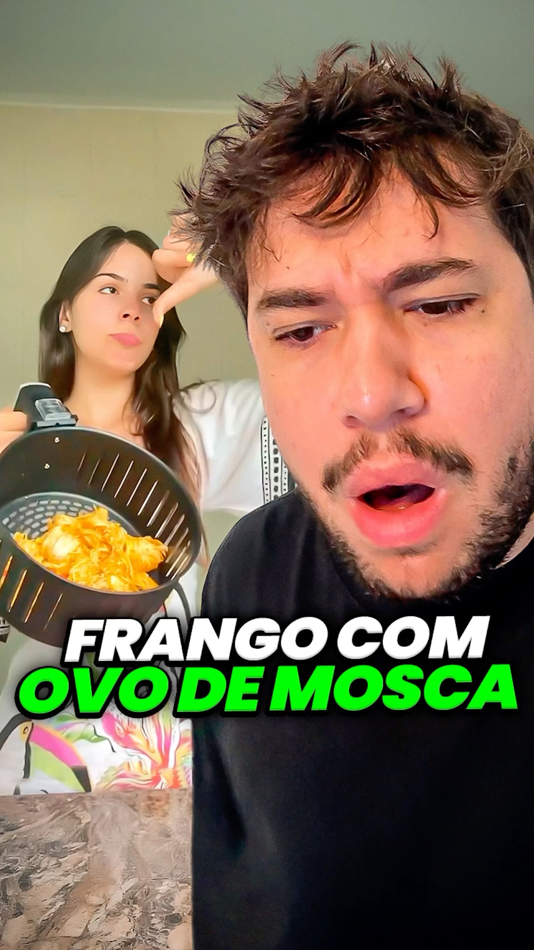 frango com mosca #livedobrino #humor #MundinhoBrino