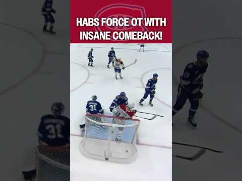 Habs force OT with FOUR-GOAL comeback!