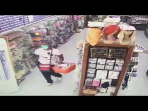 Shoplifting turned robbery at a beauty supply at the 9400 block of Cullen. Houston PD #1125257-21