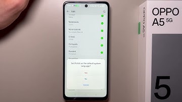 How to Change System Language on OPPO A5 5G