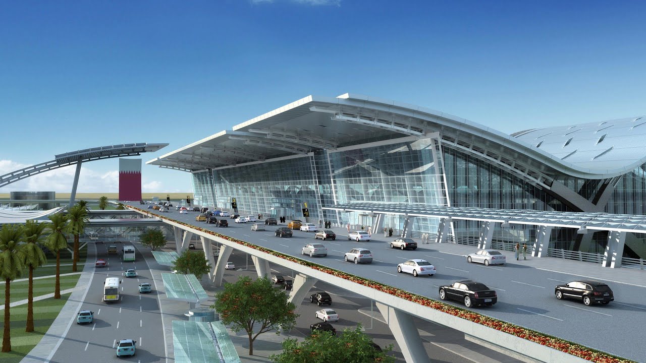 مطار حمد الدولي - YouTube