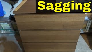 How To Fix Sagging Ikea Drawers-Easy Tutorial