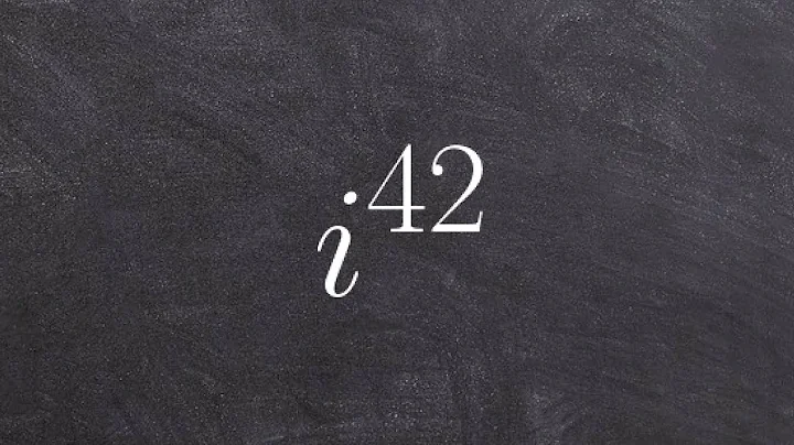 How to simplify imaginary numbers to a higher power