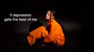 Zevia - if depression gets the best of me (Official Lyric Video) Resimi