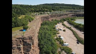 Kinnekulle stenbrott - ställplats för husbilar / campers