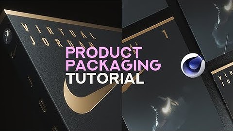 Cinema 4D Simple Product Packaging Design Tutorial with Octane