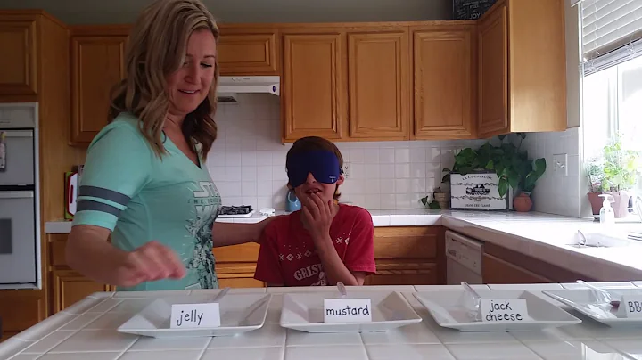 Taste test challenge w/ our mom