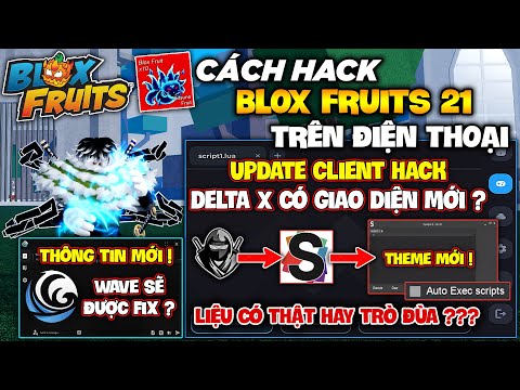 Cập Nhật Delta X Giao Diện Mới 100%, Siêu Đẹp Hỗ Trợ Hack Blox Fruits 21, Liệu Là Trò Đùa Hay Thật ?