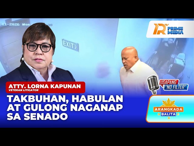 Take ni Atty. Lorna Kapunan sa Gulo sa Senado at Pagtakas ni Bato | Arangkada Balita