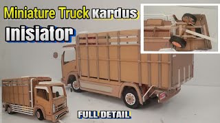 MEMBUAT MINIATUR TRUCK INISIATOR REBECCA FULL SPEK BISA OLENG