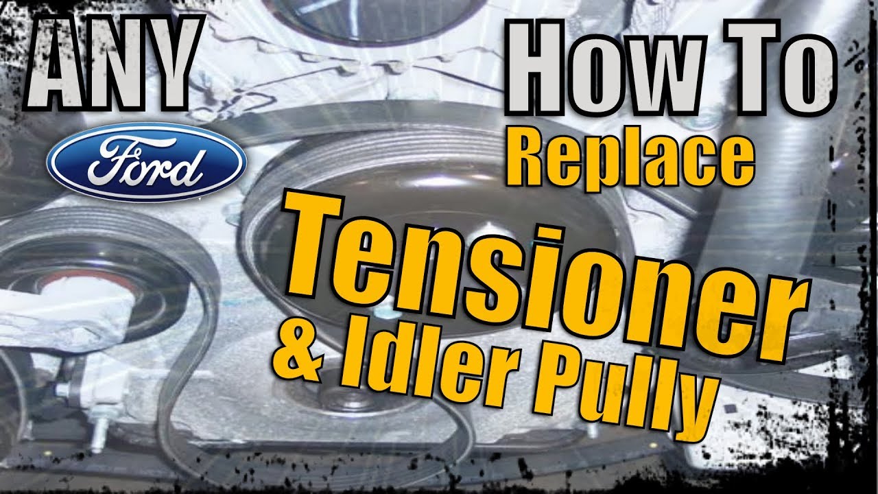 How To Replace Tensioner & Idler Pully on ANY FORD Taurus (1996-2007 ...