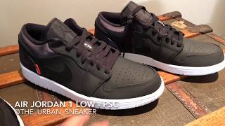 Unboxing Air Jordan 1 Low X Psg Tres Bien Youtube