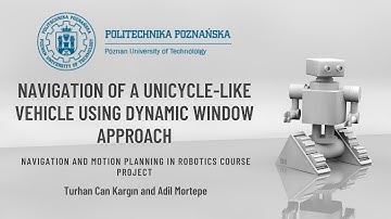 Navigation of a Unicycle-Like Vehicle using Dynamic Window Approach on MATLAB