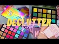 Lets declutter eyeshadow palettes  part1