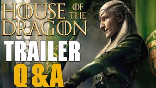 House of the Dragon Team Green Trailer Q&A: Aemond Vs Aegon? | Where's Daeron?