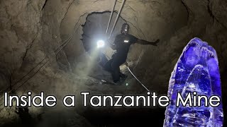 Going into a DBlock Tanzanite Mine in Tanzania