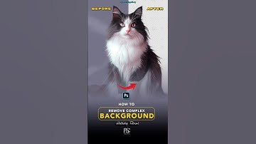 Best Way to Remove Complex Background in Photoshop! #shorts