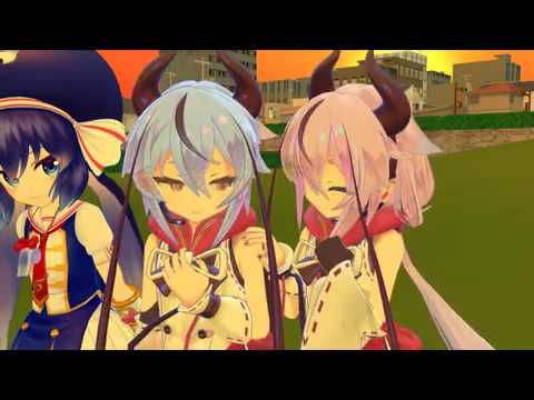 【ヒメミコ・ウナ】初ゲキド街【MMDドラマ】