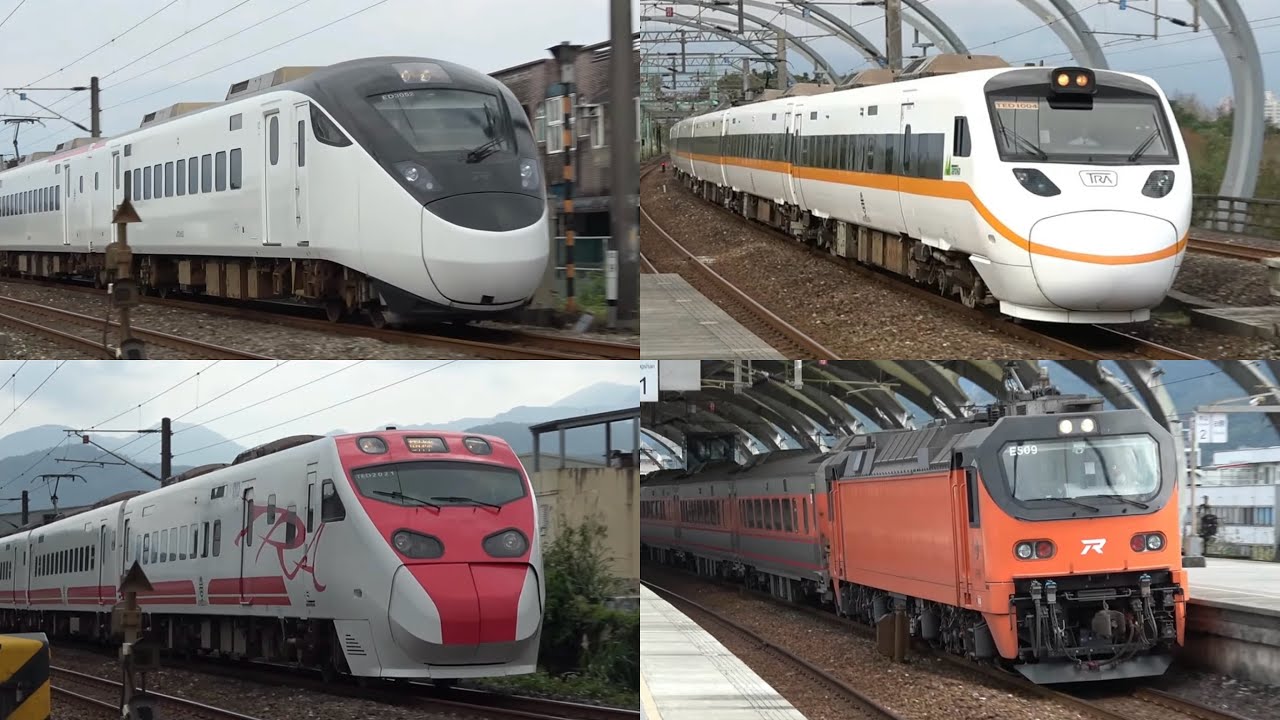 【日本製車両も爆走】台湾の在来線特急が速い！台鉄宜蘭線 最速130km/h高速通過集　速度付き