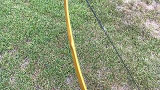 Showing And Shooting My First Osage Self Bow