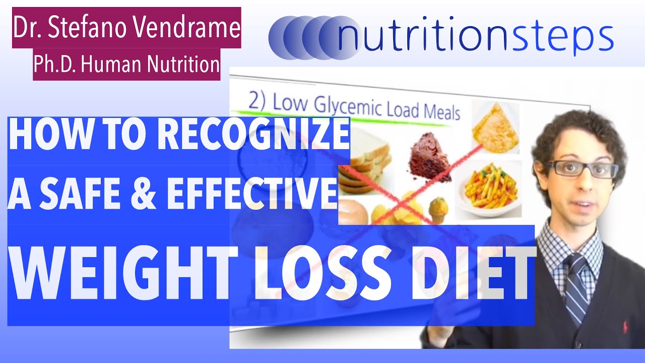 How to Recognize a Safe and Effective Weight Loss Diet
