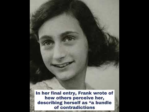 Last Words Of Anne Frank