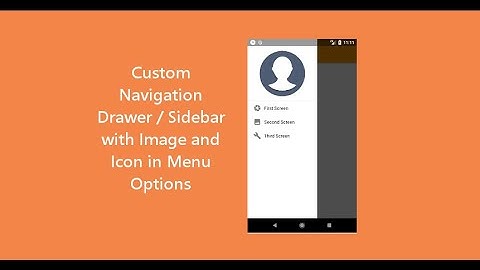 React Native Drawer Navigator Example   Custom Contentcomponent, part II | Learn With Vivek