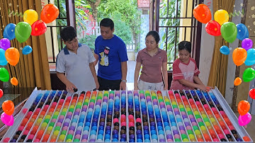 Challenge to arrange balls, solve puzzles smartly and quickly ☆ level 06