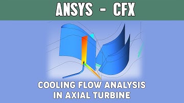 Axial turbine platform cooling CFD Analysis | Ansys CFX