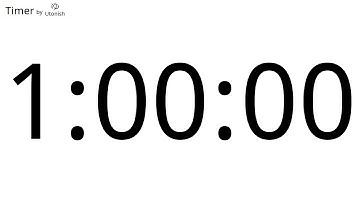 1 Hour Countup Timer