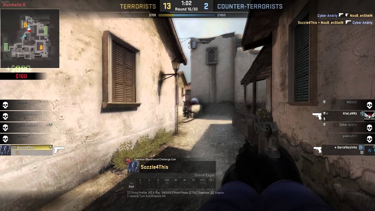 Clutch or kick! CS:GO Competitive highlight! Three people...Three ...