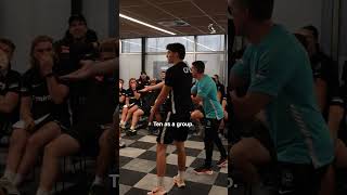 He had a to complete a World Cup challenge to play his first game #afl #fifa #worldcup
