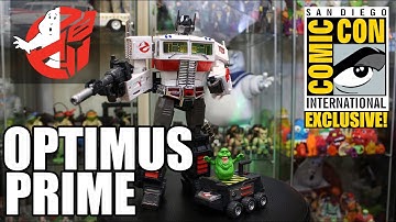 REVIEW: SDCC EXCLUSIVE Transformers x Ghostbusters Optimus Prime