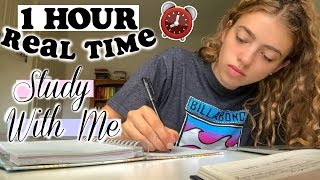 1 Hour Real Time Focus With Me! 📚 (with to-do list planning!). | ad