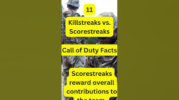 COD - Killstreaks vs. Scorestreaks