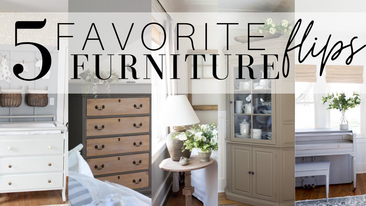 My 5 Favorite Furniture Flips! YouTube