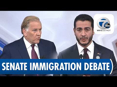 Capa de Michigan U.S. Senate Debate: Rogers and El-Sayed on Immigration and Border Policies