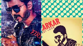 Sarkar First Look Drawing Pencil Thalapathy Vijay Man Of M