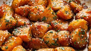 Sriracha Glazed Roast Potatoes #shorts | SO VEGAN screenshot 3